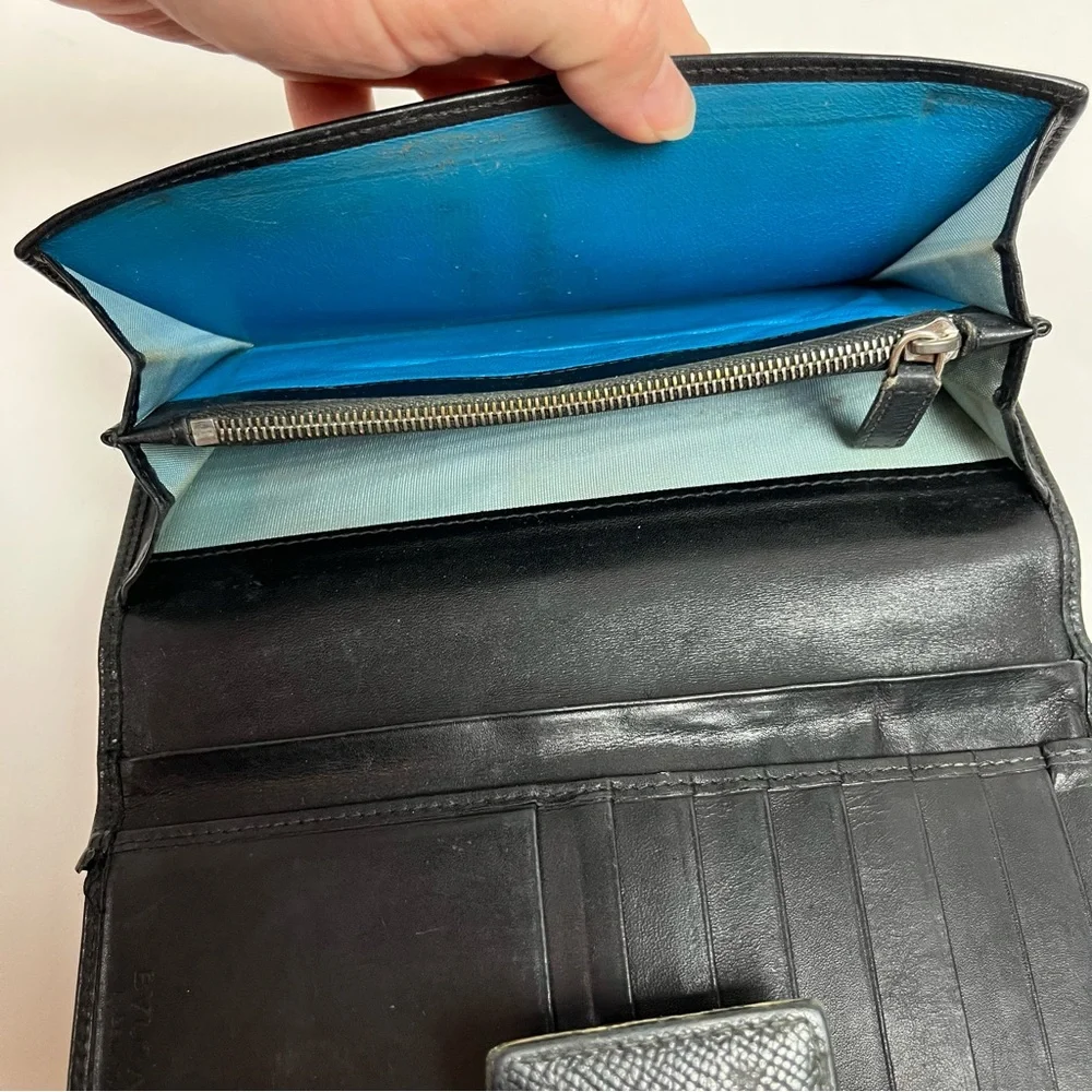 BVLGARI Wallet B-Zero 1 Leather Long Bifold Continental